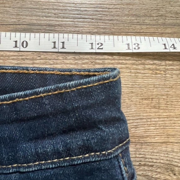 Levi’s Strauss 721 dark wash high rise skinny busted knee jeans - Picture 11 of 15